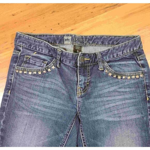 Premium Denim Skinny Jeans Denim Embellished Jeans - Picture 2 of 6